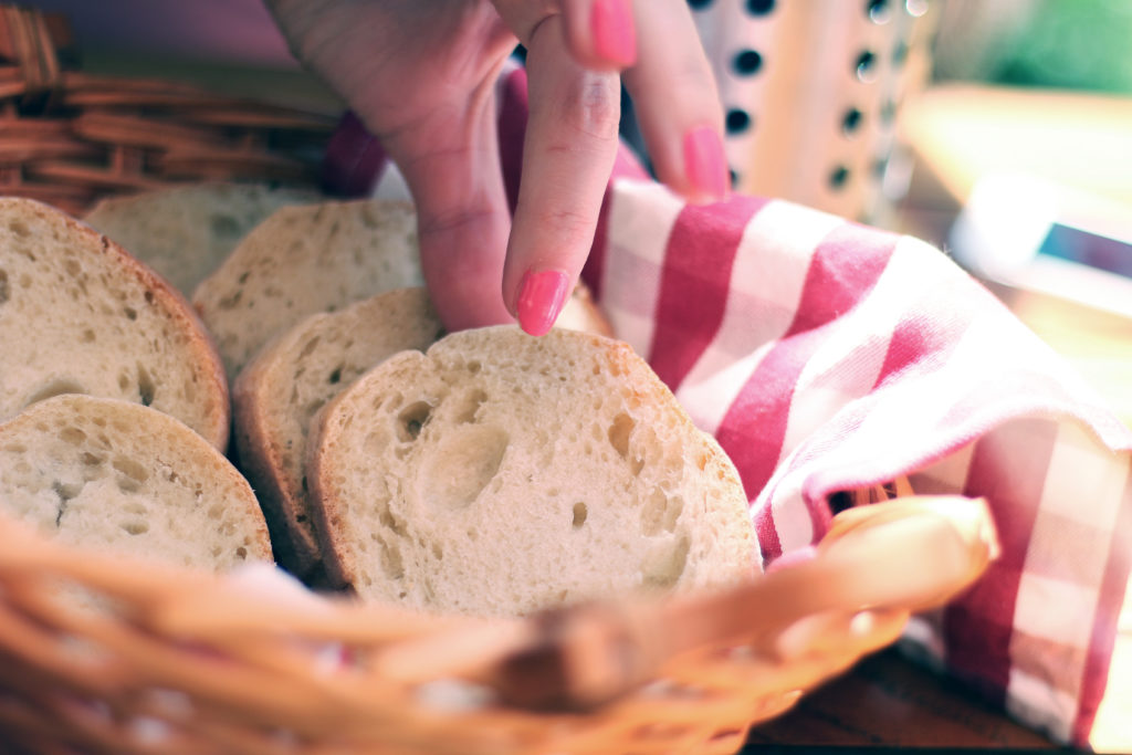 Bread basket woman